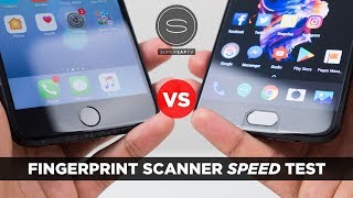 OnePlus 5 vs Apple iPhone 7 Plus - Fingerprint Scanner Speed Test