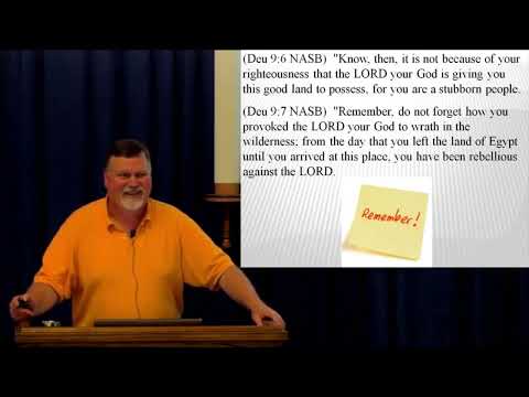 Deuteronomy 9 - Remember where you came from, many forget. We should be so grateful! 2023