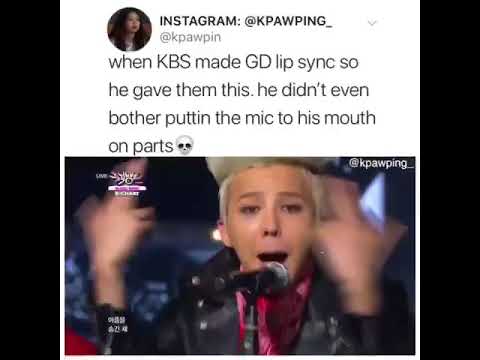 GD Refuses To Lipsync