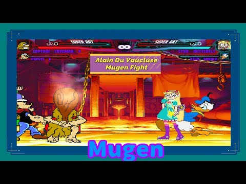 Mugen : Captain Caveman X & Popeye X Vs StarButterfly & Donald Duck (Request)