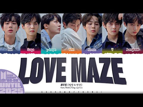BTS (방탄소년단) 'Love Maze' Lyrics [Color Coded Han_Rom_Eng] | UNTIL 2025 #22