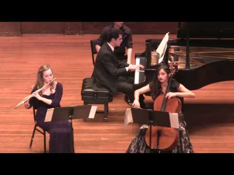 Françaix: Trio for Flute, Cello, and Piano, III. Scherzando (Althen, Wilks, Lomelin)