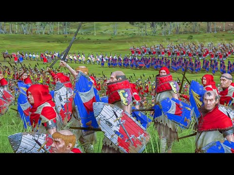 Lizardmen Army vs Bretonnia Army - Total War: WARHAMMER 2 Cinematic Battle