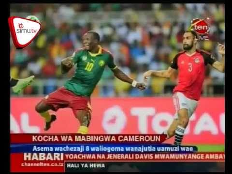 , title : 'Walioigomea Timu Ya Cameroon Waambulia Aibu'