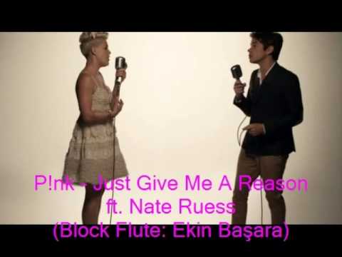 P!nk - Just Give Me A Reason ft. Nate Ruess Block Flute Cover