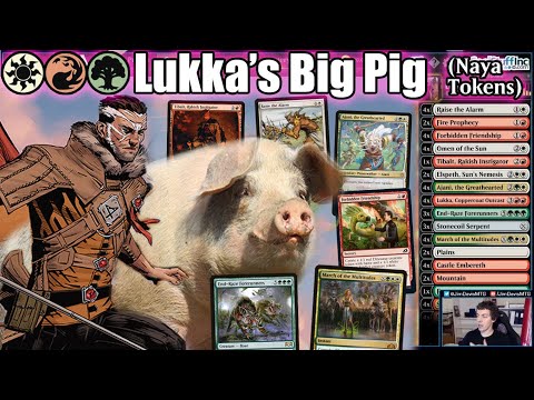 Using Lukka And Tokens To Summon The Biggest Of Pigs!