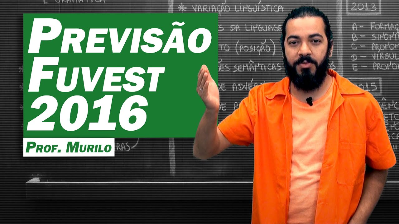 Previsão Fuvest 2016 - Gramática