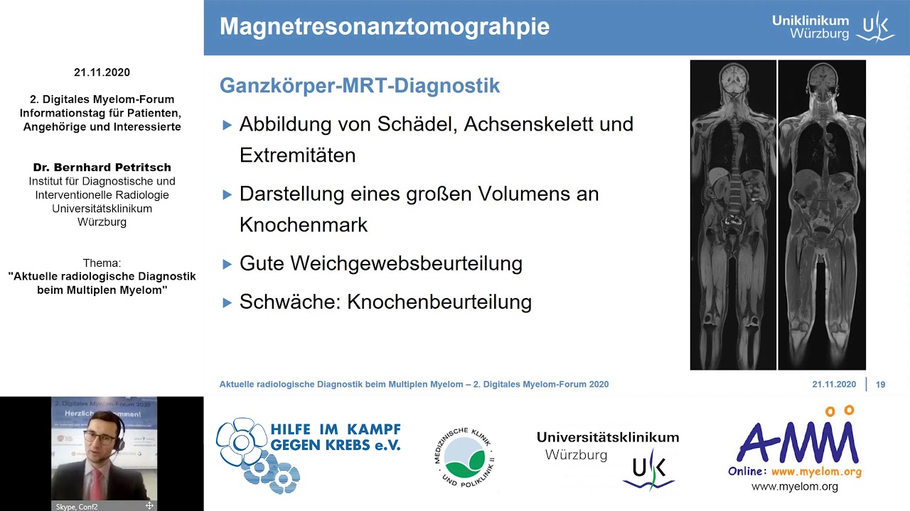 Aktuelle radiologische Diagnostik beim Myelom 2020
