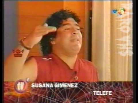 Maradona con Susana Gimenez 2004