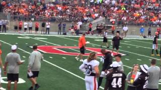 CLEVELAND BROWNS SCRIMMAGE AT THE HORSESHOE, OHIO STAOIUM OSU - FIELD GOAL