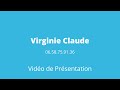 CLAUDE Virginie - présentation