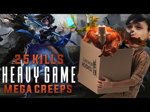 MEGA CREEPS DEFENSE | 25 KILLS MIRANA GAME (SingSing Dota 2 Highlights #1591)