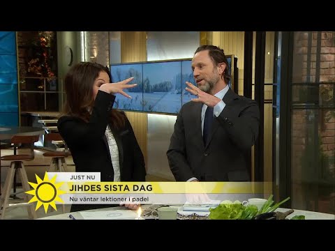 Det här fick Peter Jihde i avskedspresent av Tilde de Paula - Nyhetsmorgon (TV4)