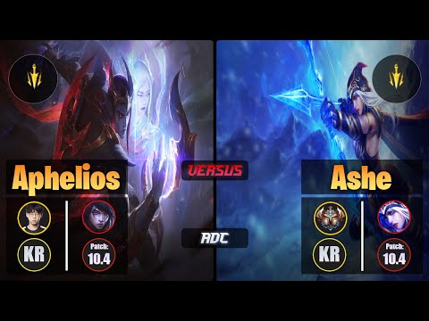Zenit APHELIOS (ADC) [Lethal Tempo] VS ASHE - Challenger KR Patch 10.4