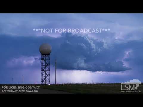07-25-2018 Wall, SD - Lightning Timelapse Badlands National Park