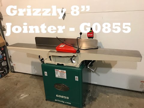 Grizzly G0855 8" Jointer - Unboxing, Assembly, Overview, and Reason for Buying