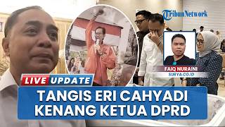 Tangis Wali Kota Eri Cahyadi, Beri Penghormatan Terakhir untuk Ketua DPRD Surabaya Adi Sutarwijono