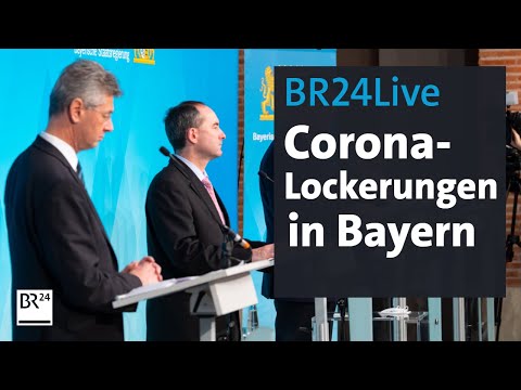BR24Live: Aiwanger, Herrmann informieren über Corona-Lockerungen in Bayern | BR24