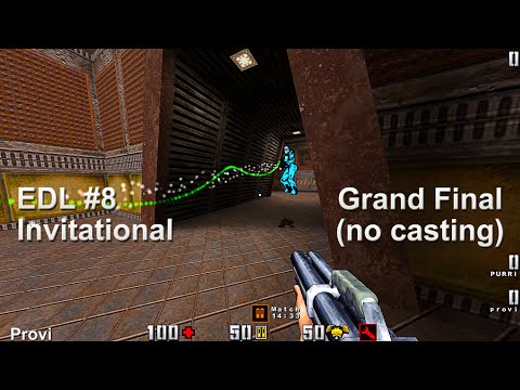 EDL #8 Invitational Purri vs Provi  [No.Casting] - Grand Final - Quake2 Duel 4k 60fps