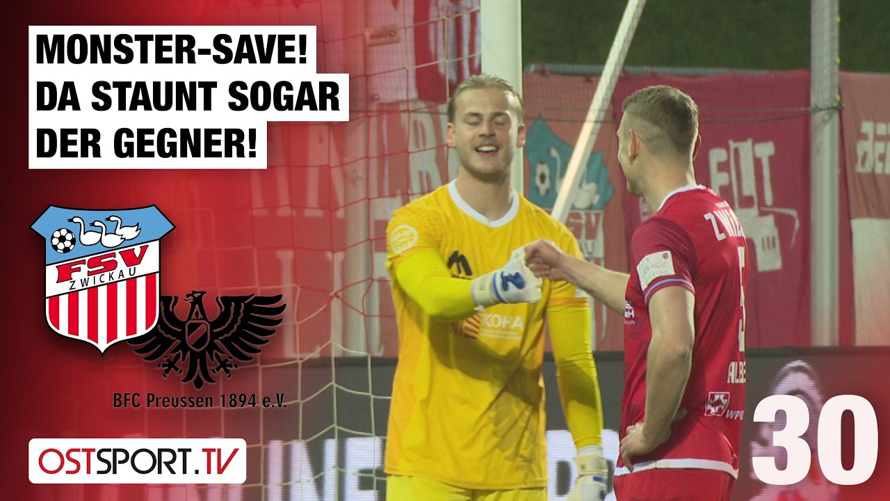 FSV Zwickau vs B Preussen Berlin Highlights