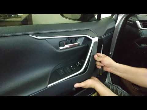 Toyota RAV 4 Hybrid 2019 disassembly door  (Разборка двери)