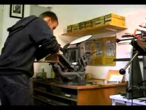 Letterpress with Boston Tiegel