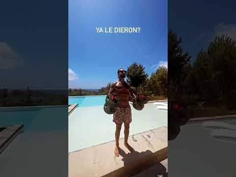 Maluma haciendo ejercicio