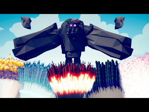 STONE GOLEM vs EVERY GOD - Totally Accurate Battle Simulator TABS