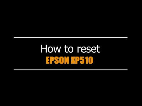 Tutorial Reset Epson XP-510 — step by step waste ink counter reset