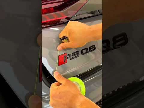 Never Remove Your Audi RS Q8 Emblem This Way 🚗🛠️✨