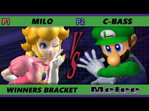 S@X 415 Winners Bracket - Milo (Peach) Vs. C-Bass (Luigi) Smash Melee - SSBM