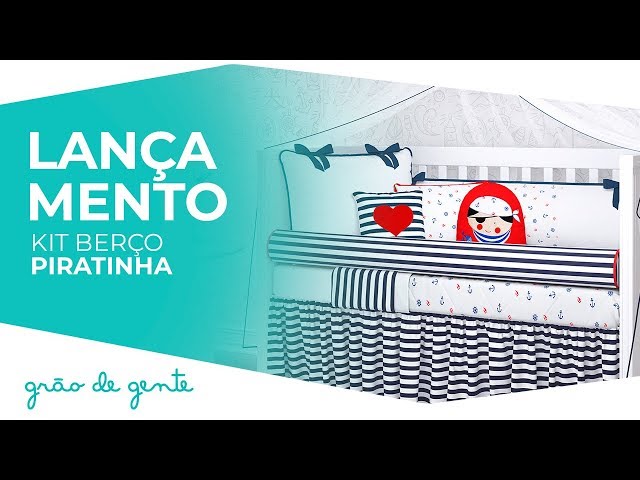 Kit Berço Piratinha - Grão de Gente
