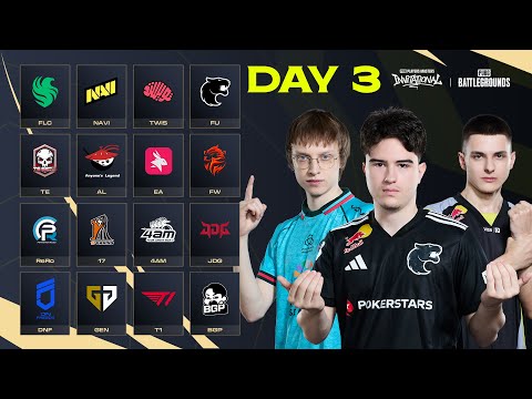 PUBG Players Masters Invitational - DAY 3 - English Broadcast