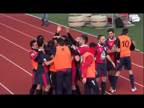 Il goal di Salerno nel derby tra Lanusei e Tortolì.