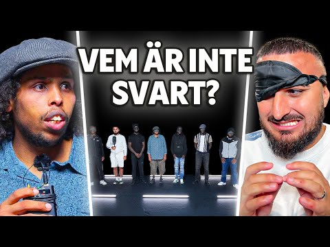 6 SVARTA VS 1 HEMLIG VIT MAN