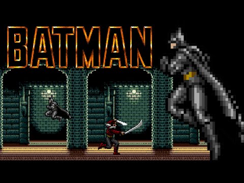 Batman (MD · Sega Mega Drive) video game version | full game (hard mode) session 🦇🎭🎮