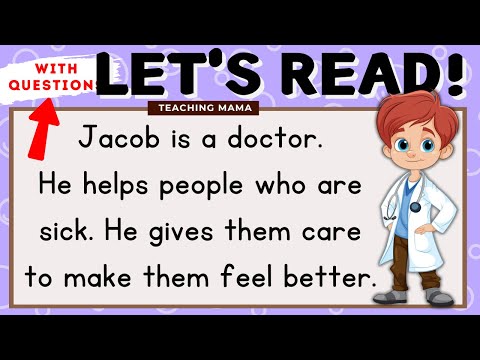 LET'S READ! | READING COMPREHENSION | PRACTICE READING SIMPLE PARAGRAPHS FOR KIDS | TEACHING MAMA
