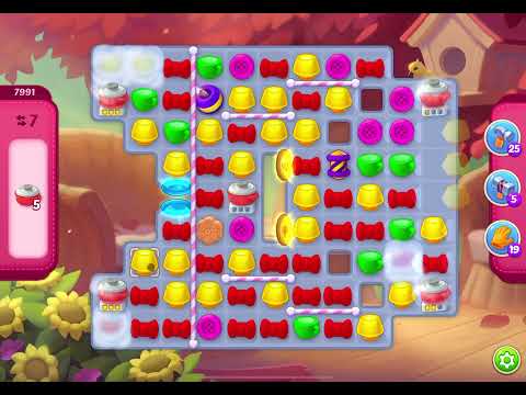 HomeScapes Level 7991 no boosters (13 moves)