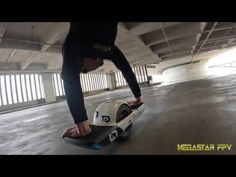 ShaneHandstands on a OneWheel Board (FPV Drone Chase)