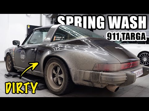 DIRTY Porsche 911 Targa Spring Wash | Auto Detailing