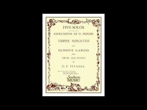 Handel Concerto in g-minor 1st Mov (A=440) "Karaoke - Accompaniment"