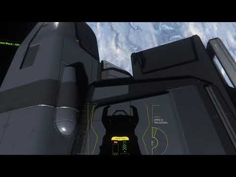 First Time Using the Tractor Beam in Star Citizen