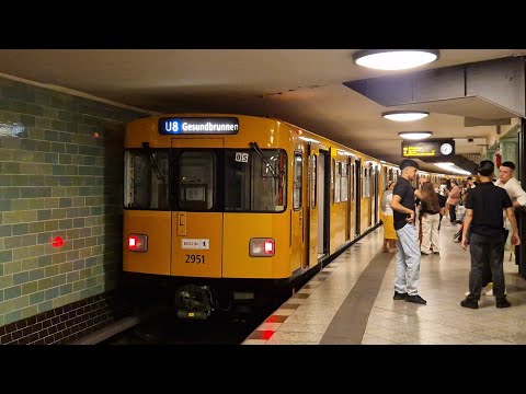 U-Bahn Berlin | Mitfahrt in der U8 von Hermannstraße bis Gesundbrunnen im F92 2951