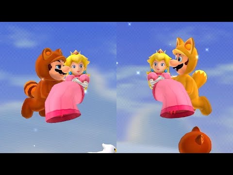 Super Mario 3D Land - Final Castle & Ending (Mario + Luigi)