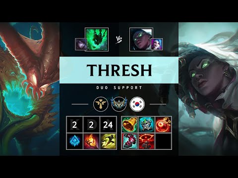 Thresh Support vs Senna - KR Challenger Patch 25.12