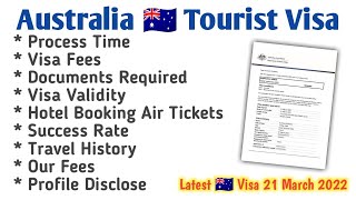 Australia Tourist Visa Queries Replies || HINDI ||