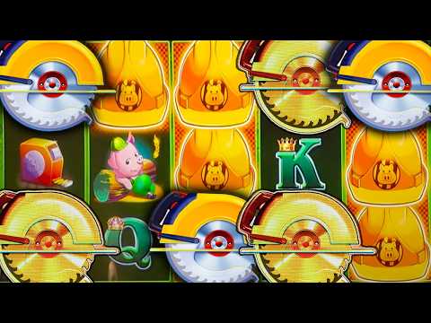 DOUBLE GOLD SAWS & MASSIVE HANDPAY! 🎉 HUFF N PUFF is HOT!!