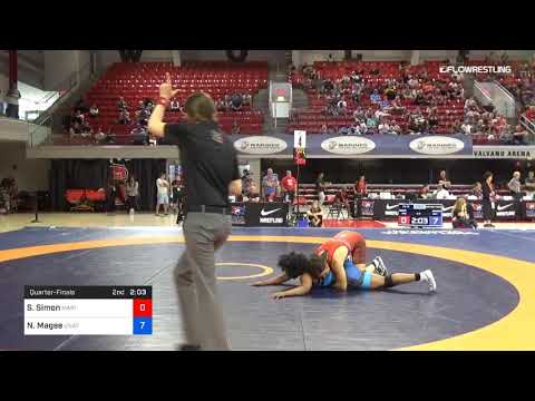 72 Kg Quarterfinal Stephanie Simon Marines Vs Nahiela Magee Unattached