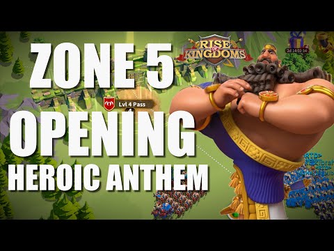 Zone 5 opening In Heroic Anthem LvL 4 pass - People Please back in Action - Rise of Kingdoms