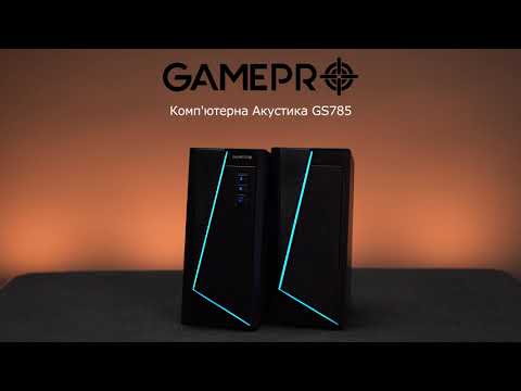 Комп'ютерна акустика GamePro Bluetooth RGB GS785